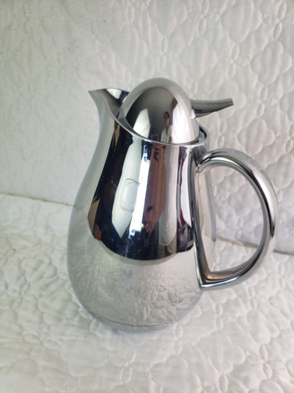 Vintage Copco stainless steel Thermal Serving Carafe Tea Coffee Pot Server